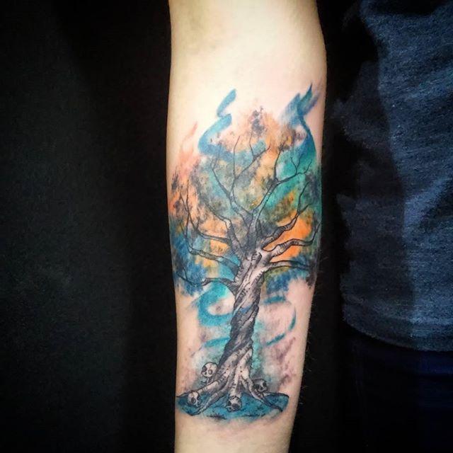 tatuaggio albero  57